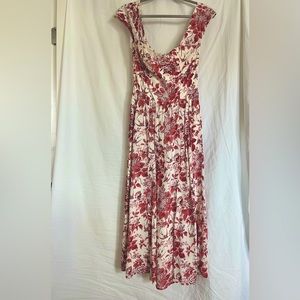 Reformation Violet Dress - Size 4- in Toile De Jouy